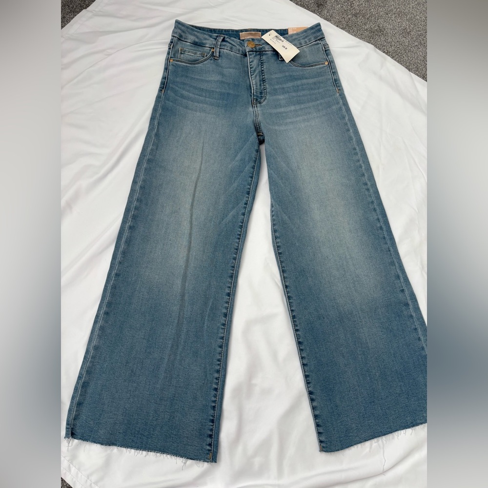 KUT Blue Wide-Leg Women Jeans